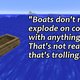 Illustration for article titled A Spectaculari Minecraft /iRant About Boats